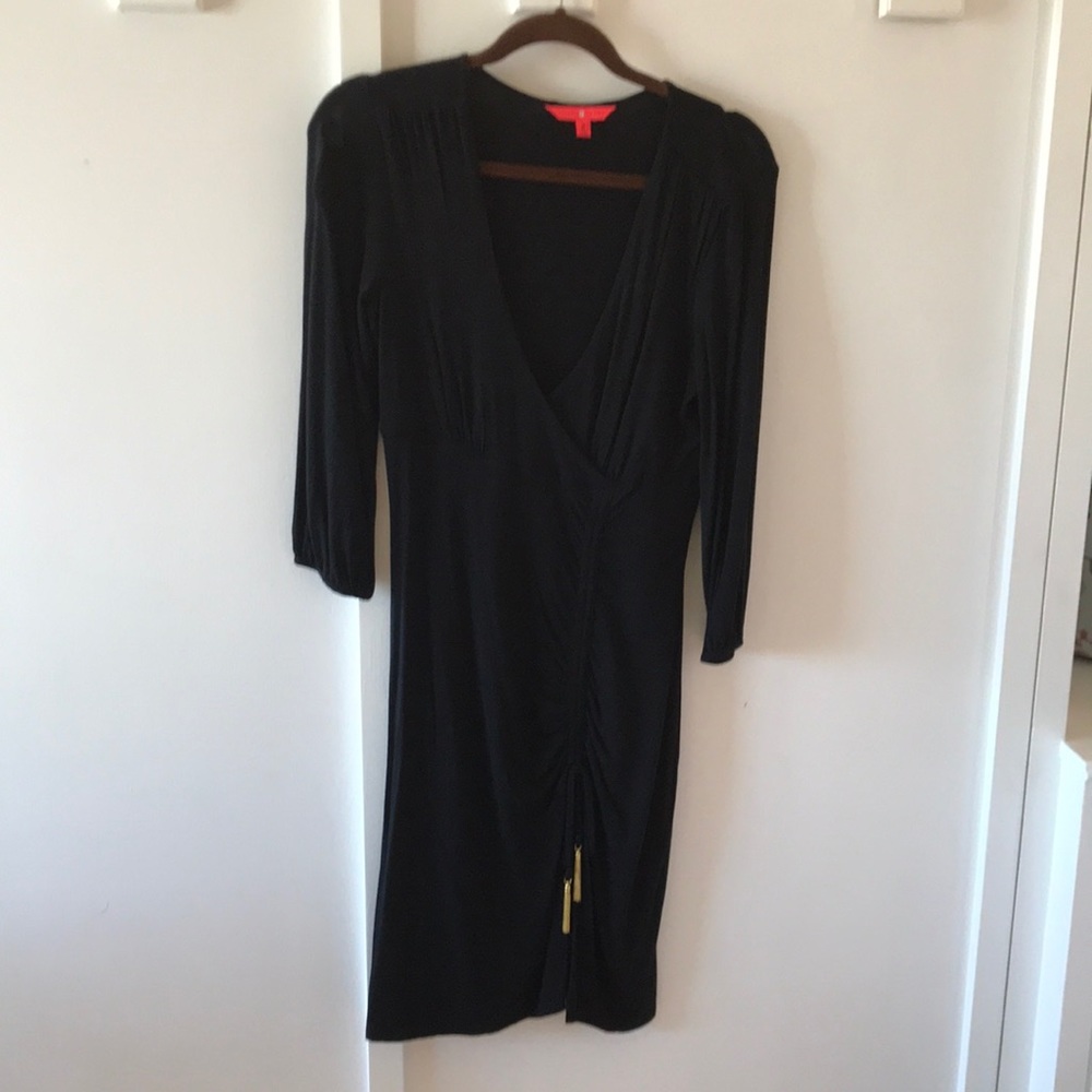 Fitted black dress